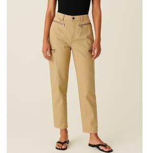 WeWoreWhat SZ 26 Utility Pant in Khaki-Zipper Pockets